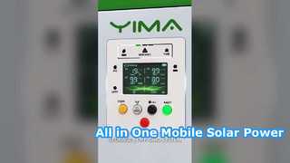 Mobile Integrated LiFePO4 Energy Storage System All-in-One Solar Battery Energy Storage Cabinet With
