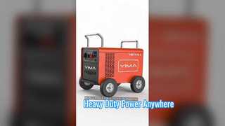 Wheeled Industrial Portable Power Station High Power LiFePO4 Battery Outdoor Construction Energy Gen
